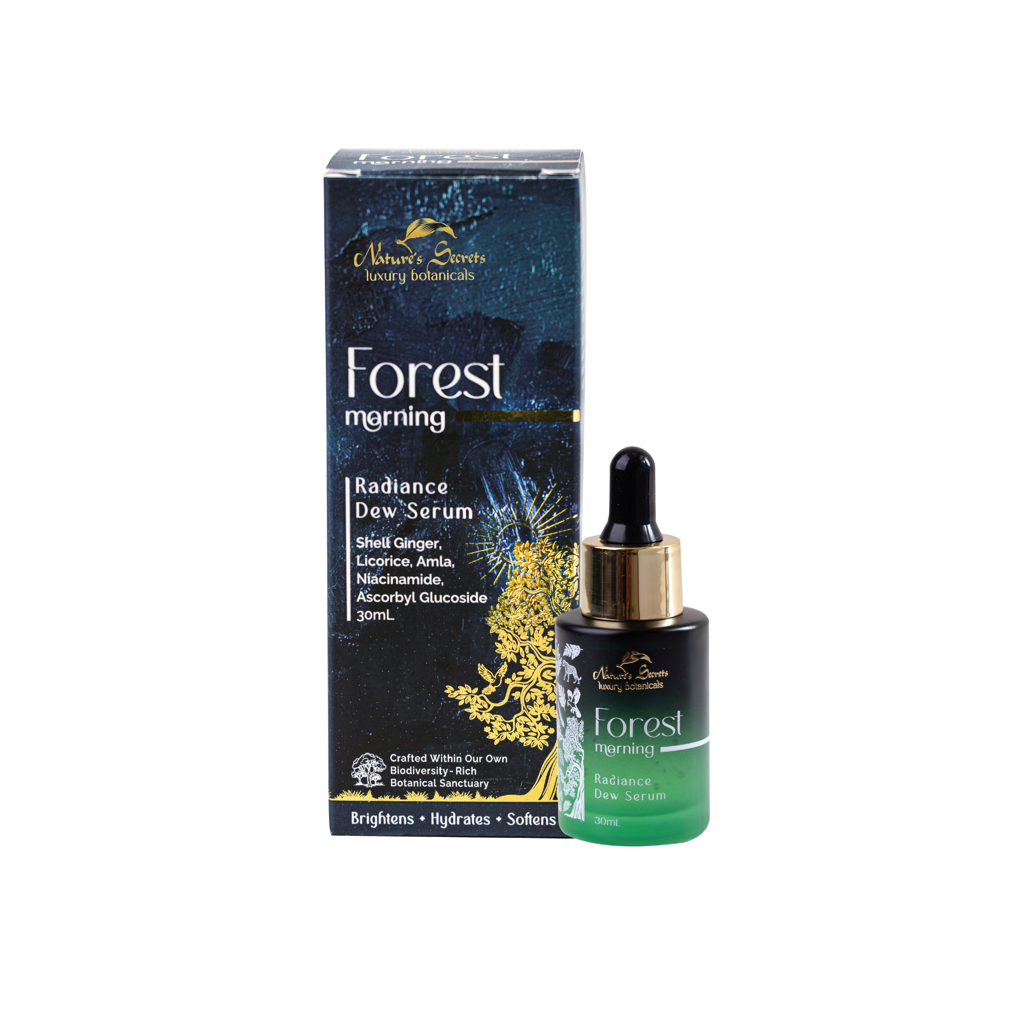 "Forest Morning" Brightening Face Serum, 30 ml