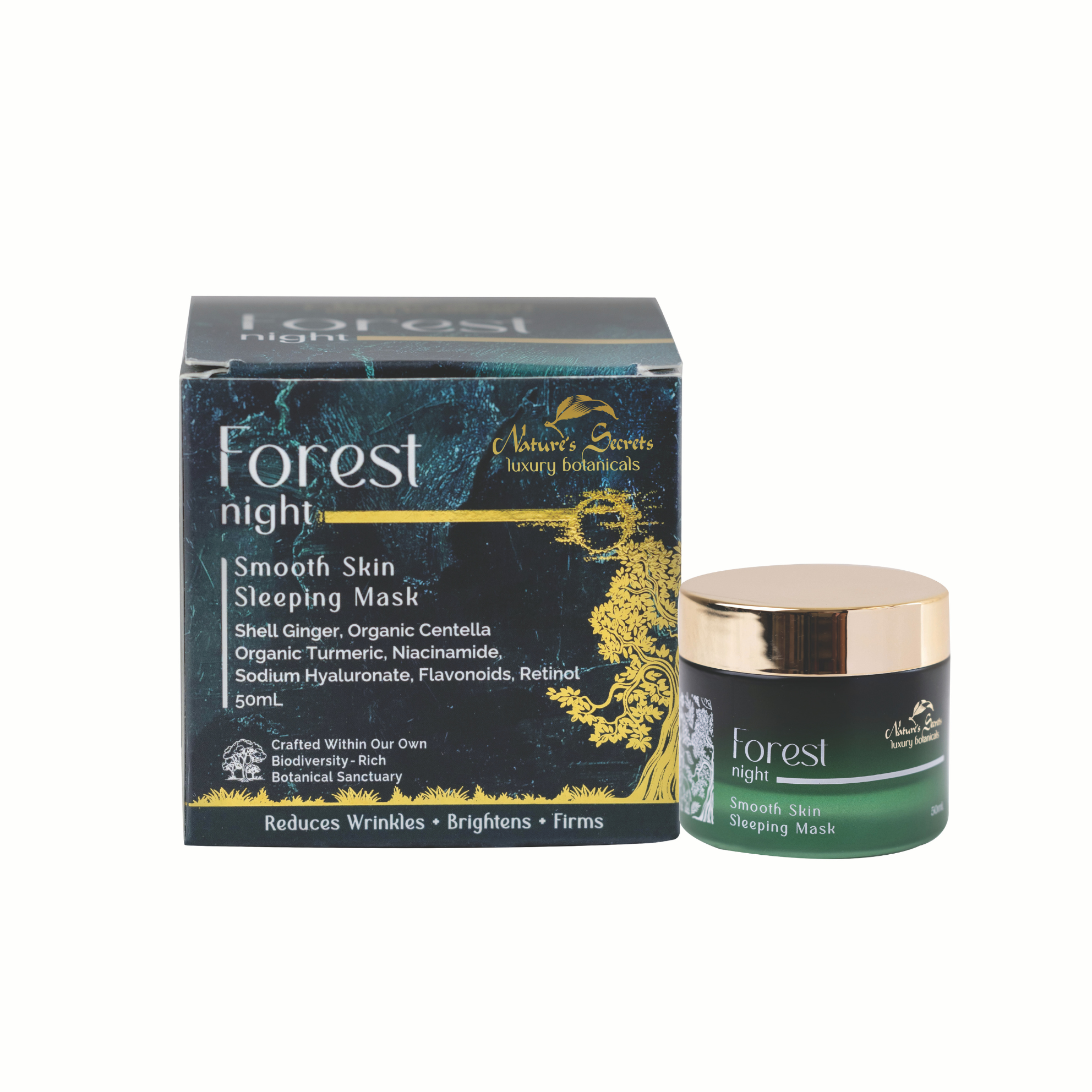 "Forest Night" Moisturizing and Smoothing Face Mask, 50 ml